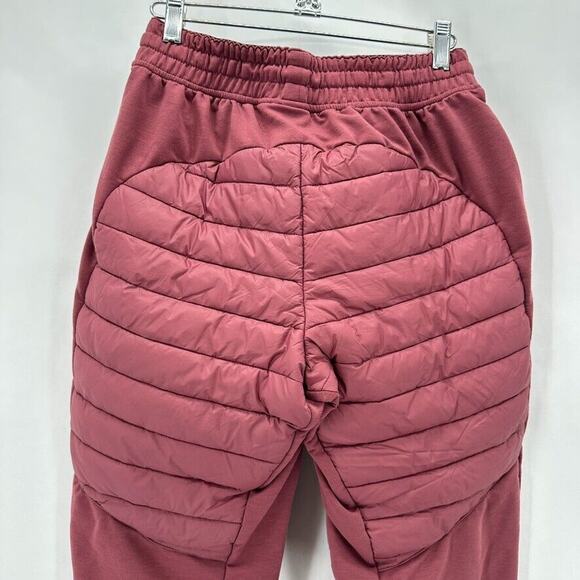 Peppermint‎ Cycling Co Hybrid Pants Size S Red Insulated Quilted Winter Training - Picture 4 of 11